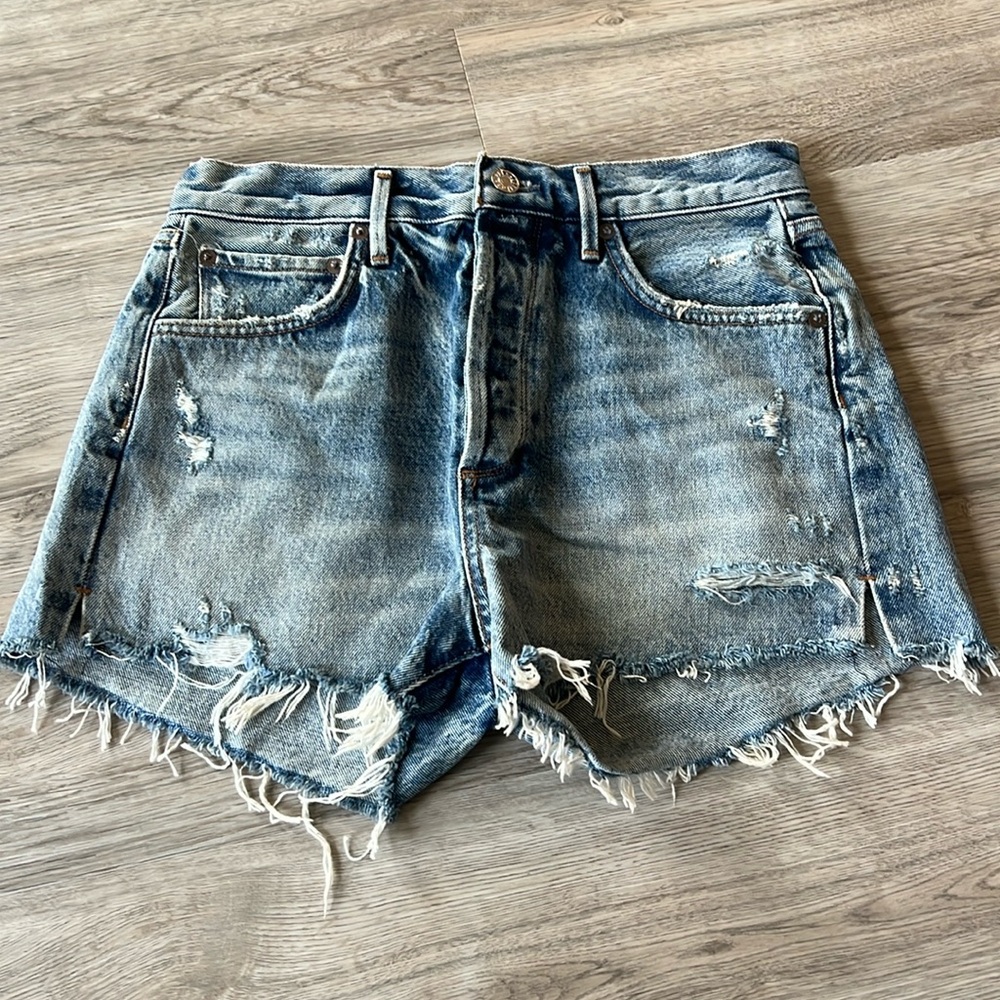 Agolde Sureeal Jaden H/R Cutoff Short
